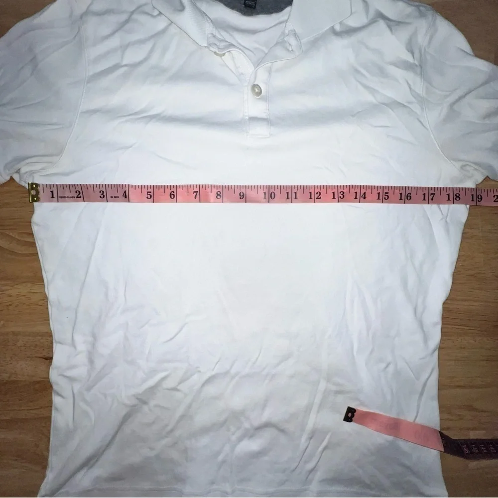 Banana Republic White Dress Polo Shirt - Men’s Small